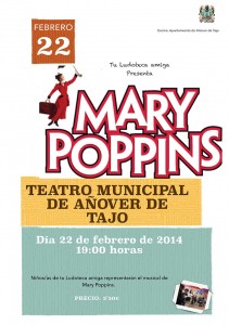 Sábado 22 de Febrero nueva representación del musical Mary Poppins
