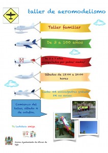 Taller de Aeromodelismo en Añover de Tajo.
